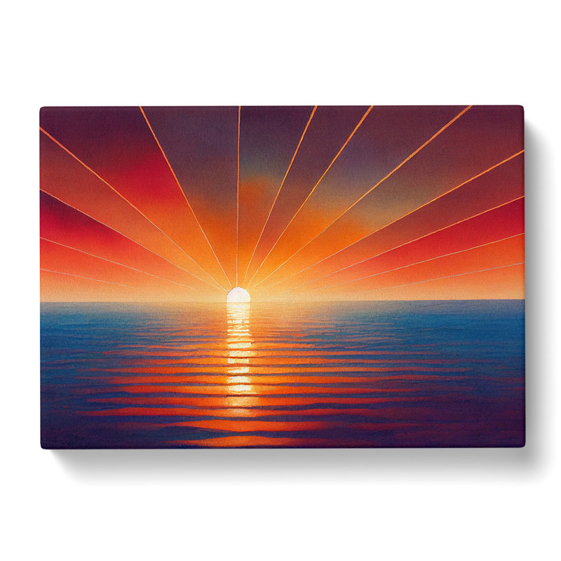 The Rising Sunset Vol.3 - Wrapped Canvas Print, 35cm H x 50cm W x 3cm D