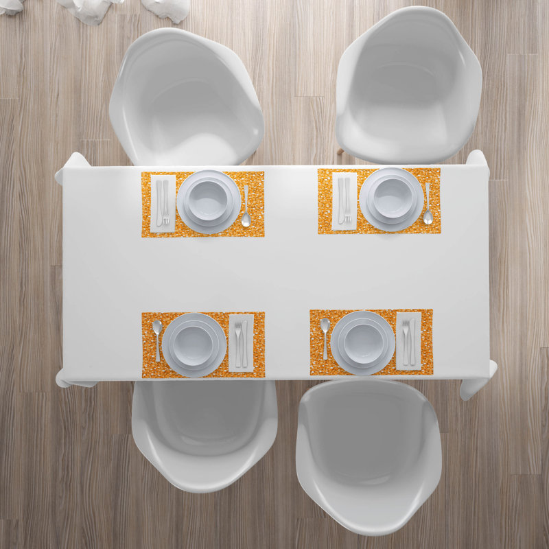 Polyester Abstract Rectangle Placemat