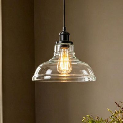 Alauna 1 - Light Dome Glass Kitchen Island Pendant Light