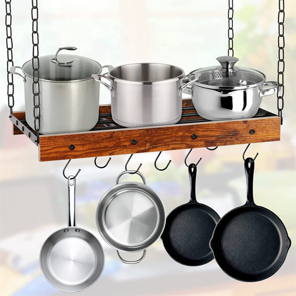 Pot Rack Chain 17 Stories Danzy Steel Pot Rack Chain - Wayfair Canada