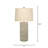 Lava Ceramic Table Lamp, Volcanic Cream