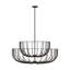 Sean Lavin Sanchi 3-light extra large two tier chandelier in aged iron finish-561680779