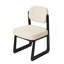 Chaise de salle à manger unie, en tissu respirant avec housse souple, fauteuil, pour salle à manger/bureau, ensemble de 4.-994854660-994854663