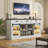 66" Sideboard With Drawers And Cabinets-1452726253
