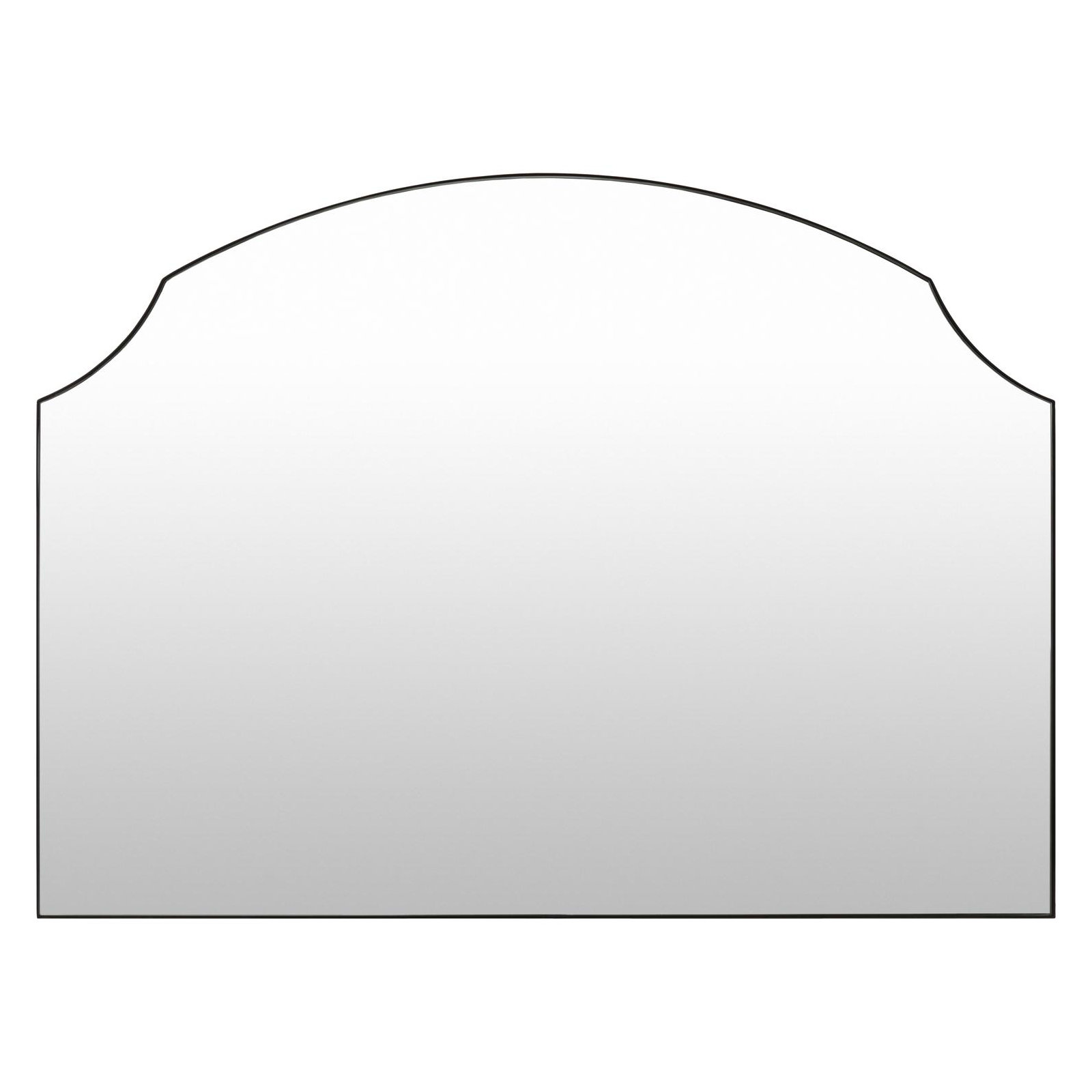 Galey Alix x Livabliss Landon Mirror, Matte Black, 38" x 52"
