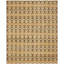 Asian Fusion Hand-Knotted Chocolate/Gold Area Rug-1095793379