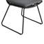 Chaise Aaron pour les loisirs en plein air avec coussins gris - style transitionnel, assemblage requis 2 jardin