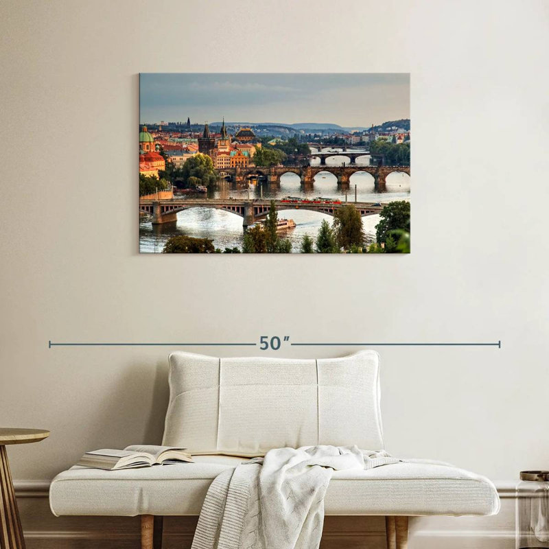 Rorry View Of Prague, 24" H x 36" W