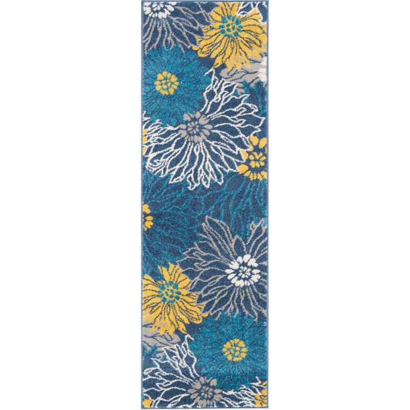 Floral Indoor Rug, Runner 1'10" x 6'