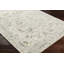 Tapis oriental en polyester tissé à la machine en beige / turquoise-1002866637