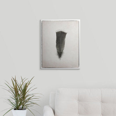 « plumes iii noir et blanc » par marie van swearingen, impression