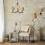 Wrangler 3lt Pendant light finished and Raffia-103222543