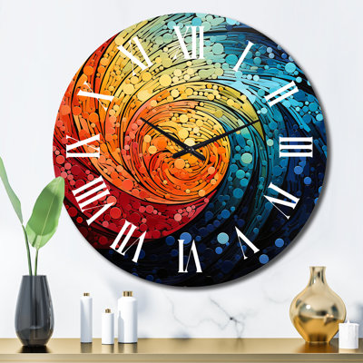 Courtni - Horloge murale abstraite
