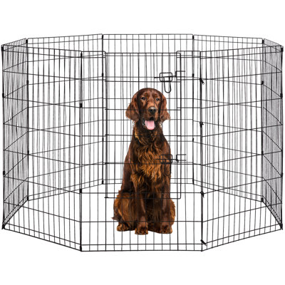 Puppy Pet Playpen 8 Panel Indoor Outdoor Metal Protable Folding Animal Exercise Dog Fence