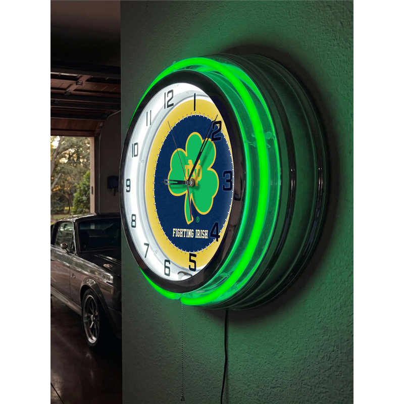Wall Clock, Notre Dame Fighting Irish-Shamrock