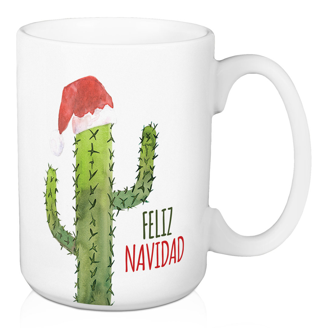 Feliz Navidad Cactus Coffee Mug The Holiday Aisle®