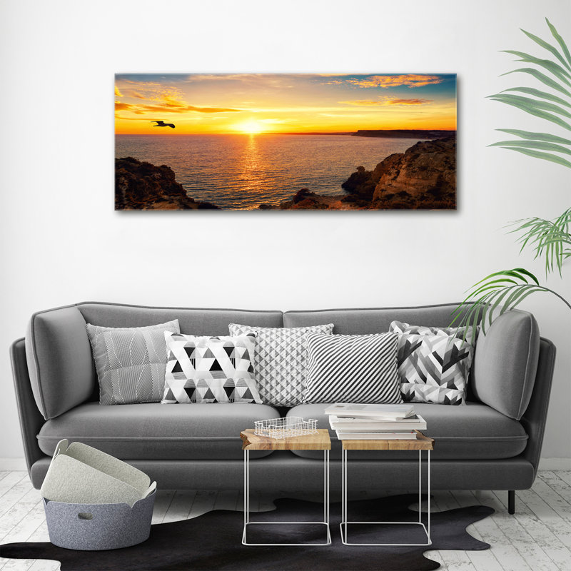 Sunset Sea - Wrapped Canvas Print