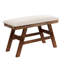 Ensemble de table de salle à manger 60 pièces en bois 60 po avec tablette de rangement et banc pour repas de cuisine élégants-131456143-131456144