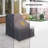Praia Outdoor Armless Chair Patio Cover