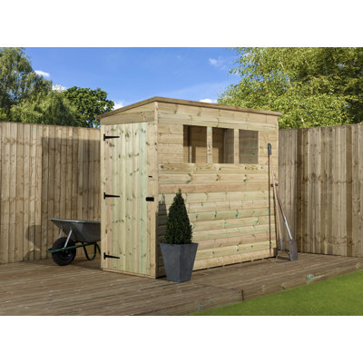 Shiplap Pent Wooden Shed
