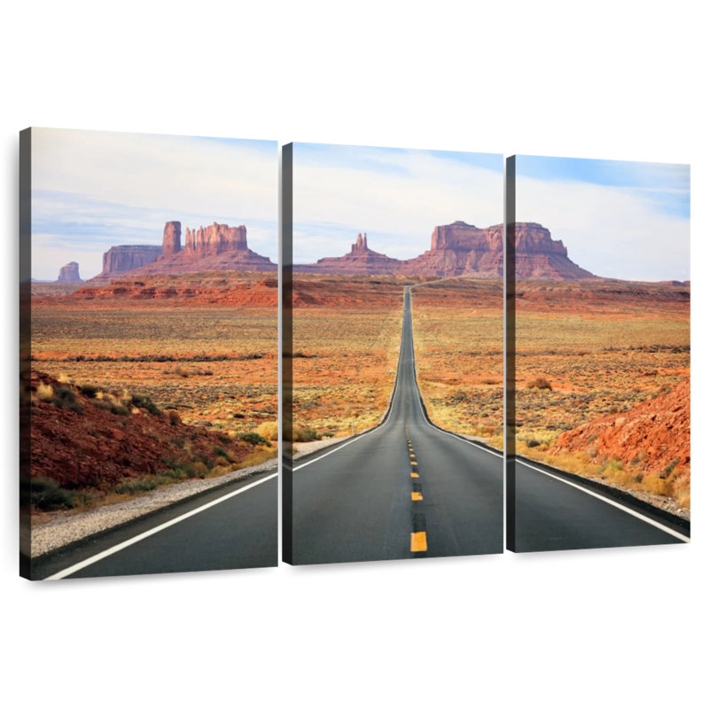 Mehar célèbre route de Monument Valley, H 28 po x l 45 po