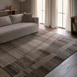 Jaipur Living Reham CEN03 Handknot Geometric Brown/Tan Area Rug (10'X14')