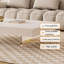 Table basse rectangulaire simple en acrylique-102625058