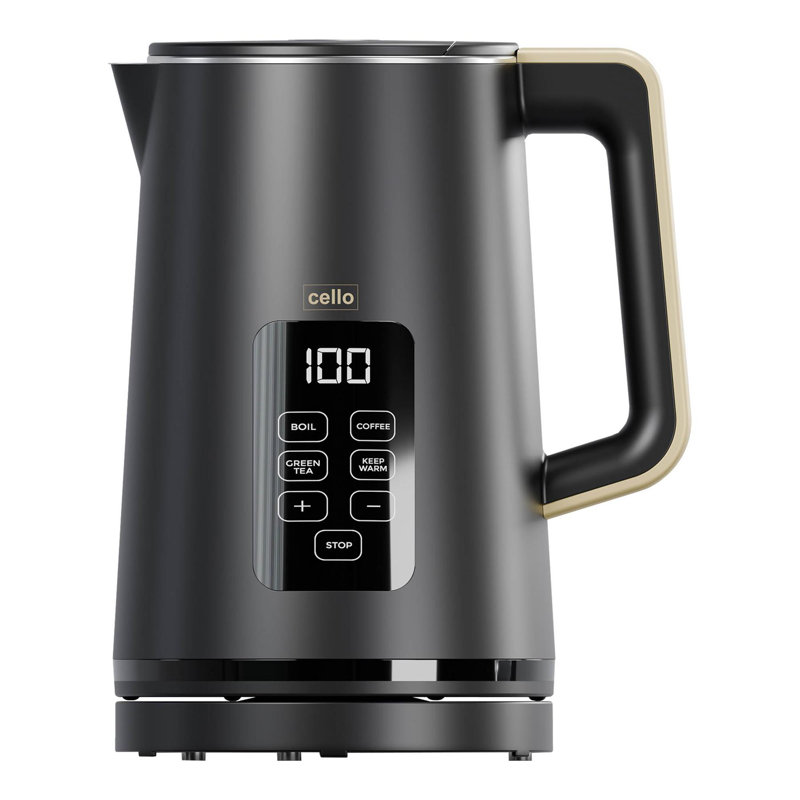 Cello Digital Kettle with Touch Panel, Black