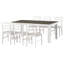 Ensemble de table de salle à manger en bois 7 pièces Farmhouse-1197947007