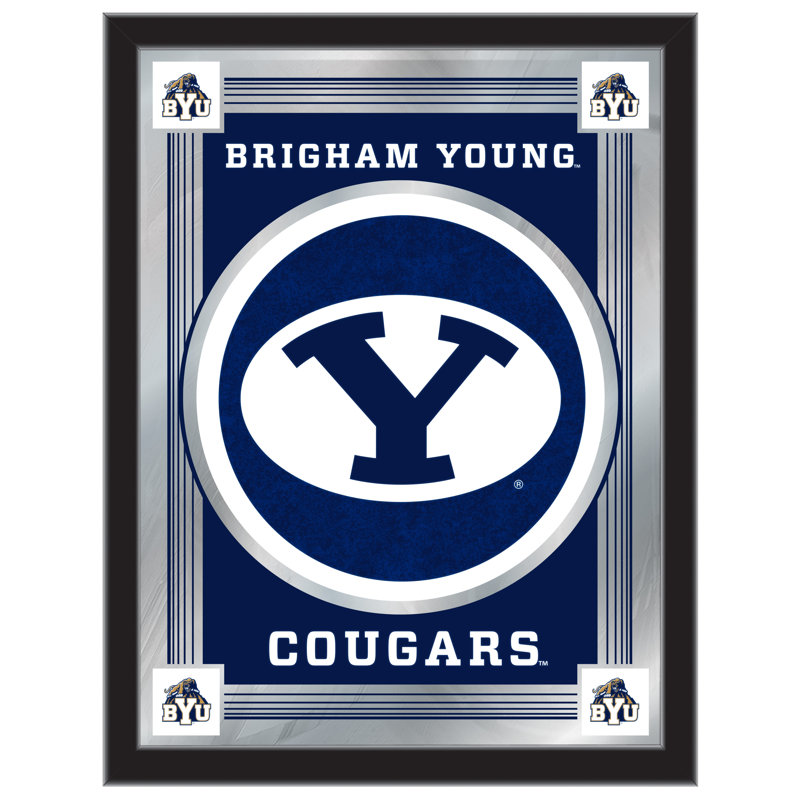 NCAA Logo Mirror, impression encadrée, Brigham Young
