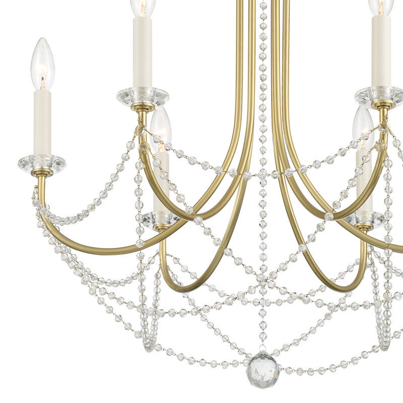 Lustre classique à 6 lumières Paradiso, Bronze/Doré