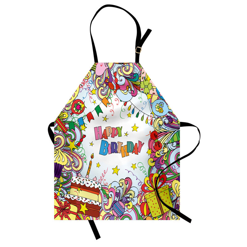 Abstract Bib Apron