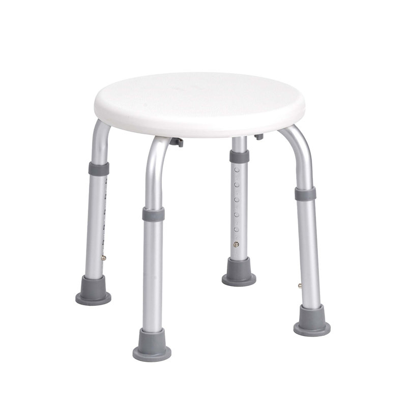 Adjustable Height Non-Slip Shower Chair, Ideal For Elderly And Disabled With 300 Lbs Capacity, Safe And Comfortable Bathing Solution