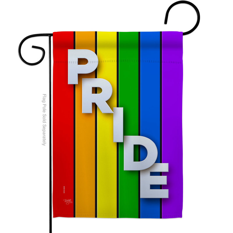 Double Sided 18.5'' H x 13'' W Polyester Garden Flag