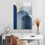 Avery Blue Linen Mountains II-108240363