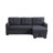 82" Modern Reversible Sleeper Sectional Pull Out Sofa Bed With Storage Chaise-1490602684