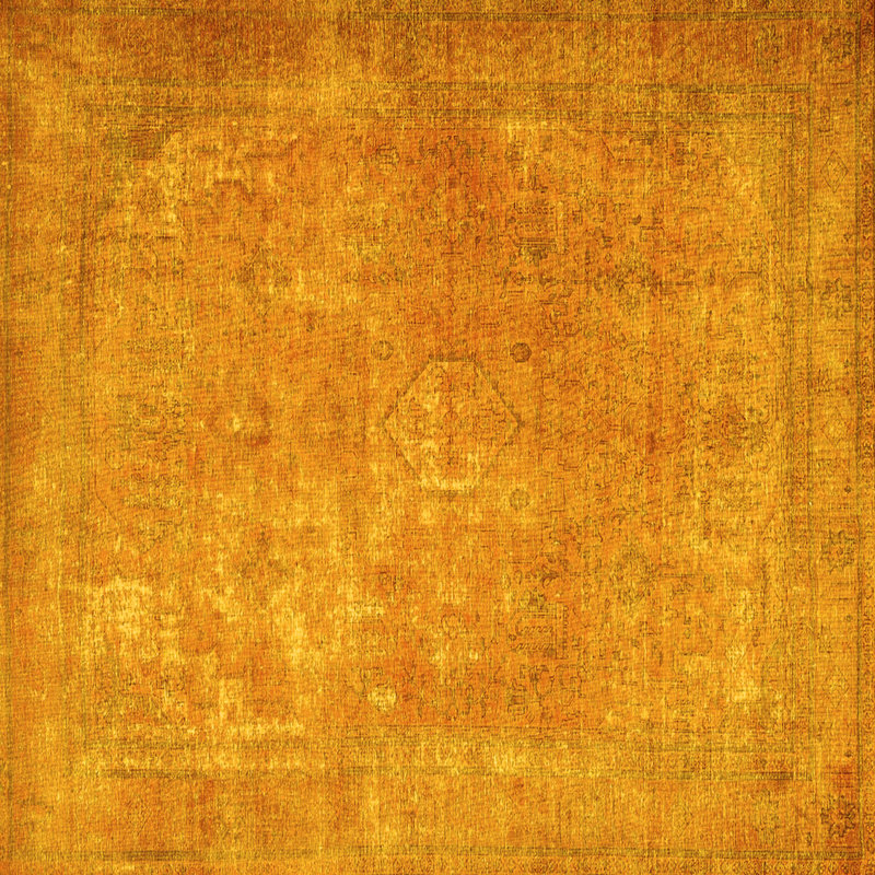 Washable Oriental Indoor Rug, Square 6'