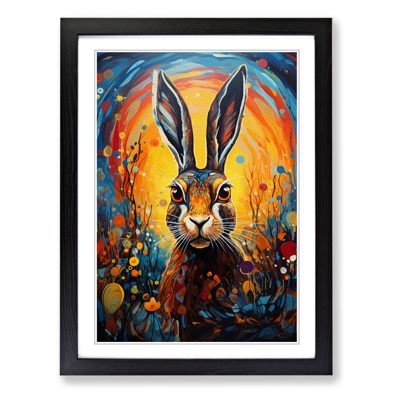 Hare Expressionism No.3 - Framed Print