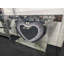 Nova LED Heart Shaped Console Table