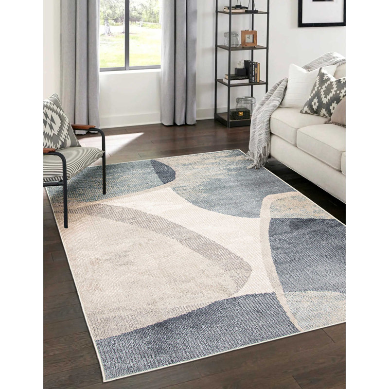 Tapis beige Gem, Rectangulaire 8 pi x 10 pi