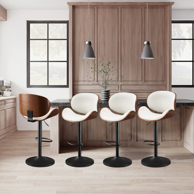 Modern Adjustable Swivel Barstools