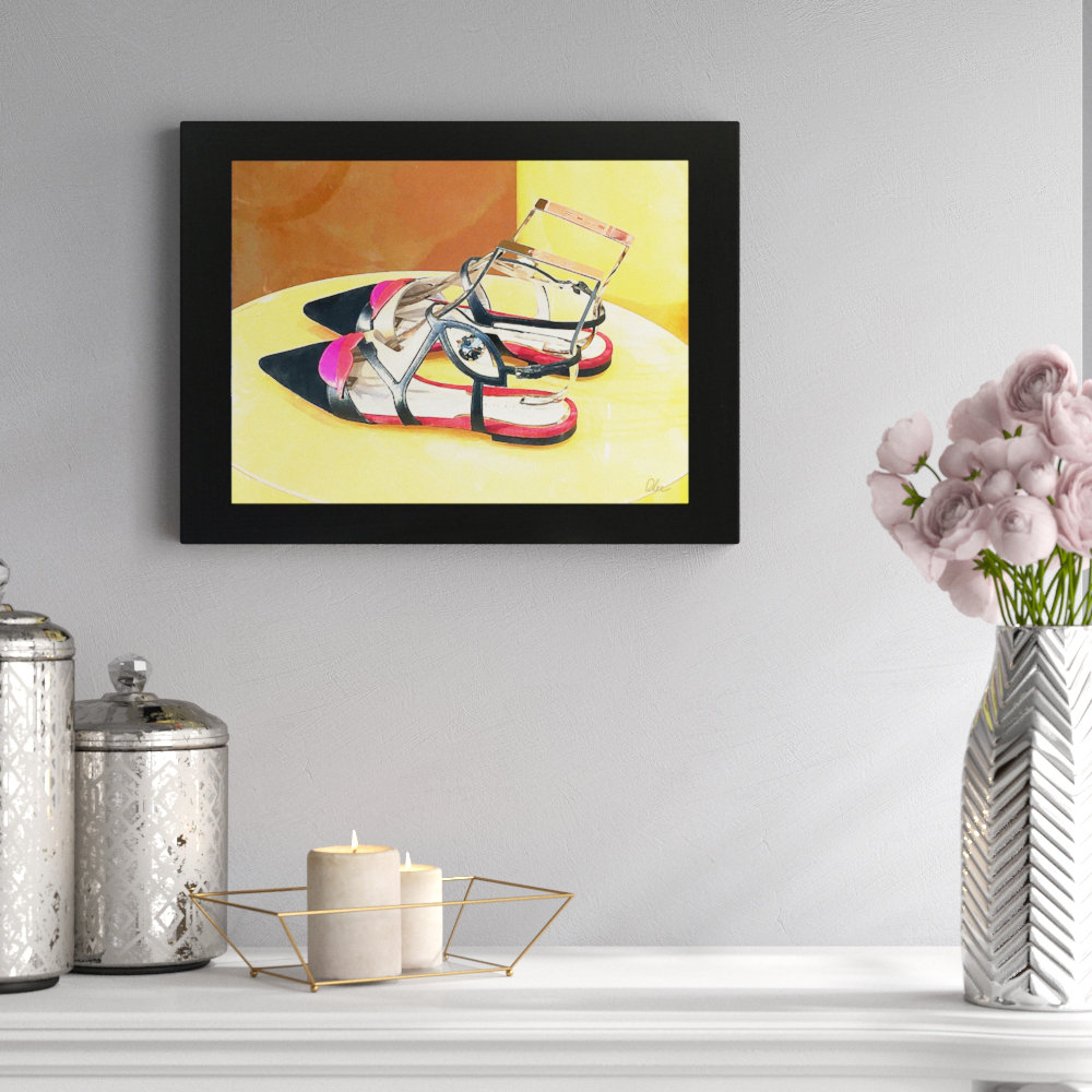 Pointy Shoes Framed Art Print