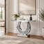 45.27 " W Glass Top Console Table