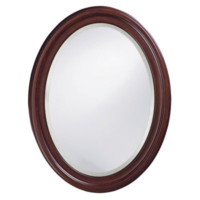 Cardale Solid Wood Oval Mirror