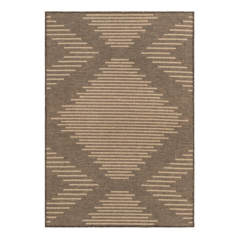 Geometric Indoor Rug, Rectangle 4'1" x 6'1"