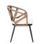 Fabriqué à l'extérieur de façon unique avec des chaises en PE et une table en bois-1794574384
