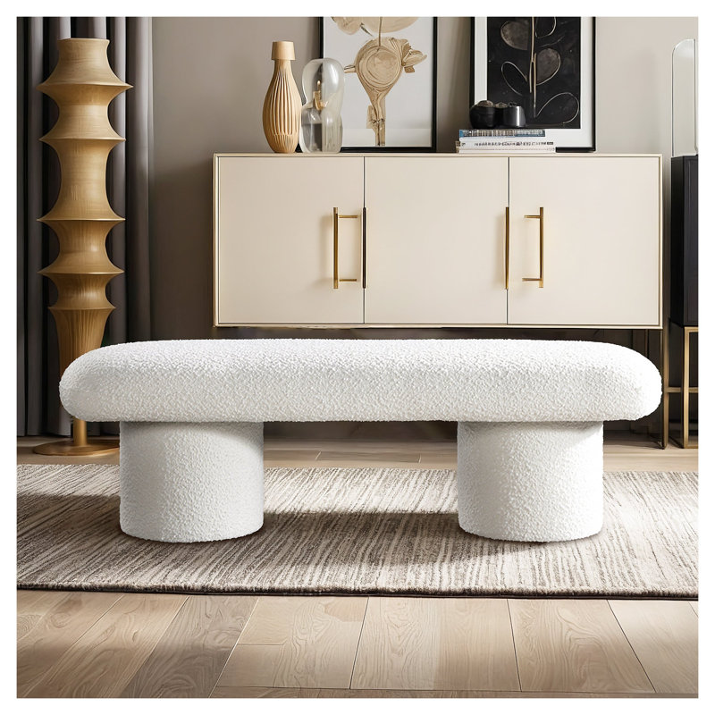 Banc Randolph Ivory Boucle