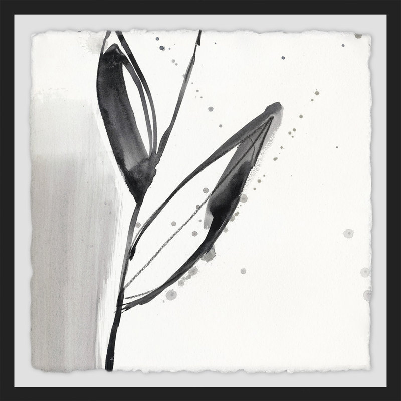 « rosé fleur splash ix », reproduction de peinture à l’aquarelle encadrée, H 32 po x l 32 po x P 1,5 po