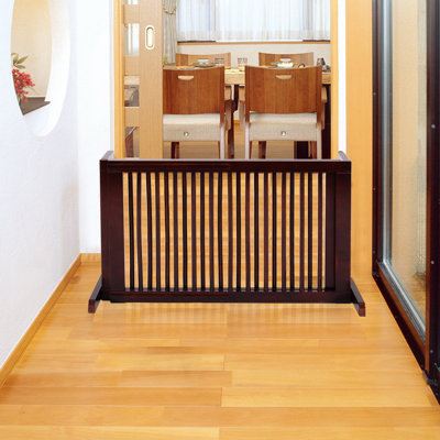 Wood Free Standing Pet Gate