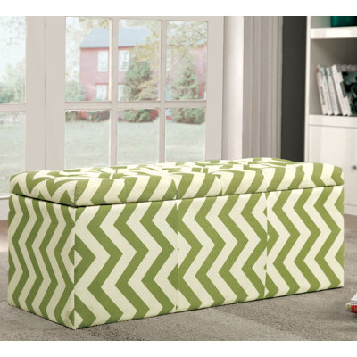 Zarah Polyester Upholstered Storage Bench